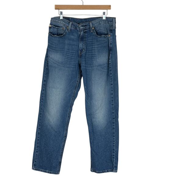 Levi's 541 Straight Leg Jeans Mens 34x30 Medium Wash Stretch Classiccore Casual - Picture 1 of 6